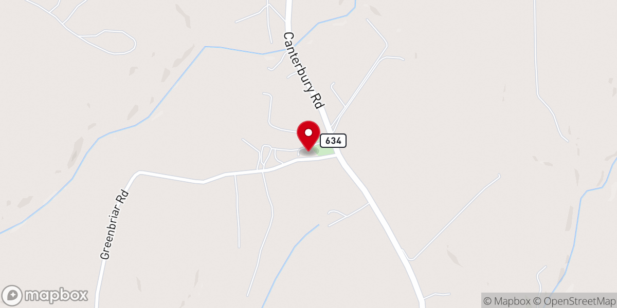 Map showing location of New Morning Star Church