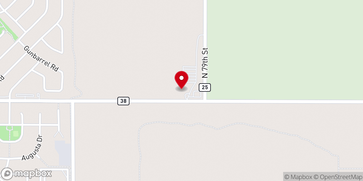 Map showing location of Vinelife Church