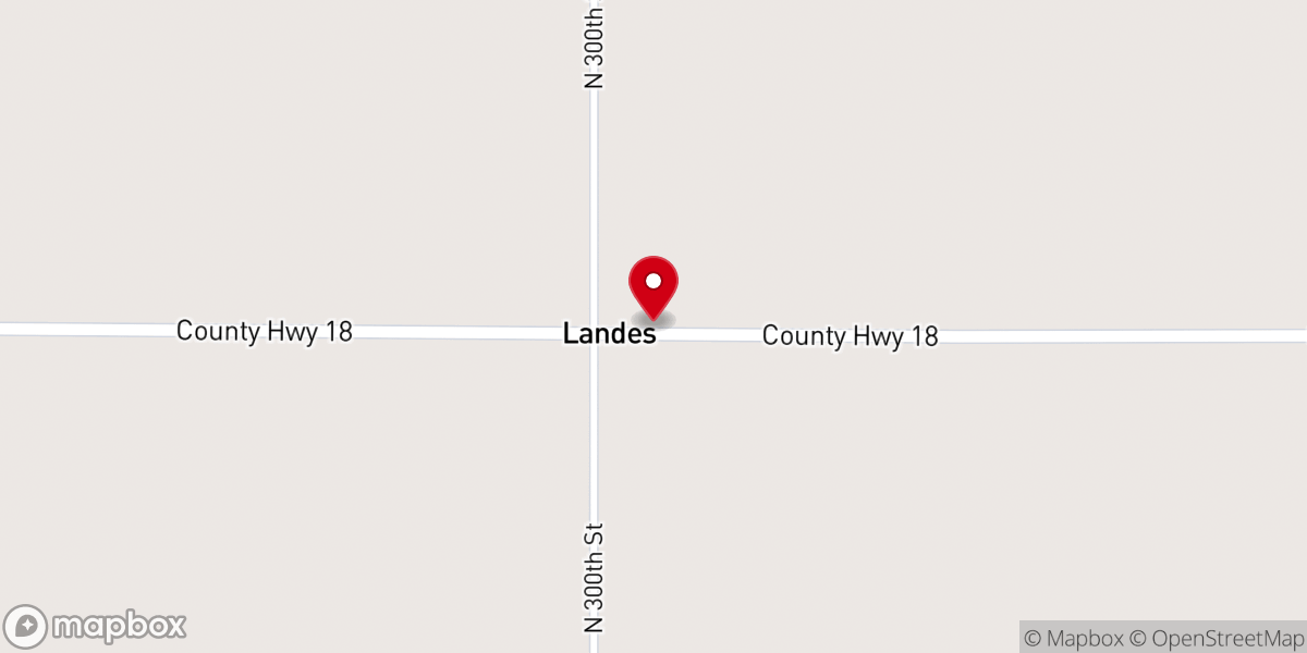 Map showing location of Rock Haven Mennonite Church