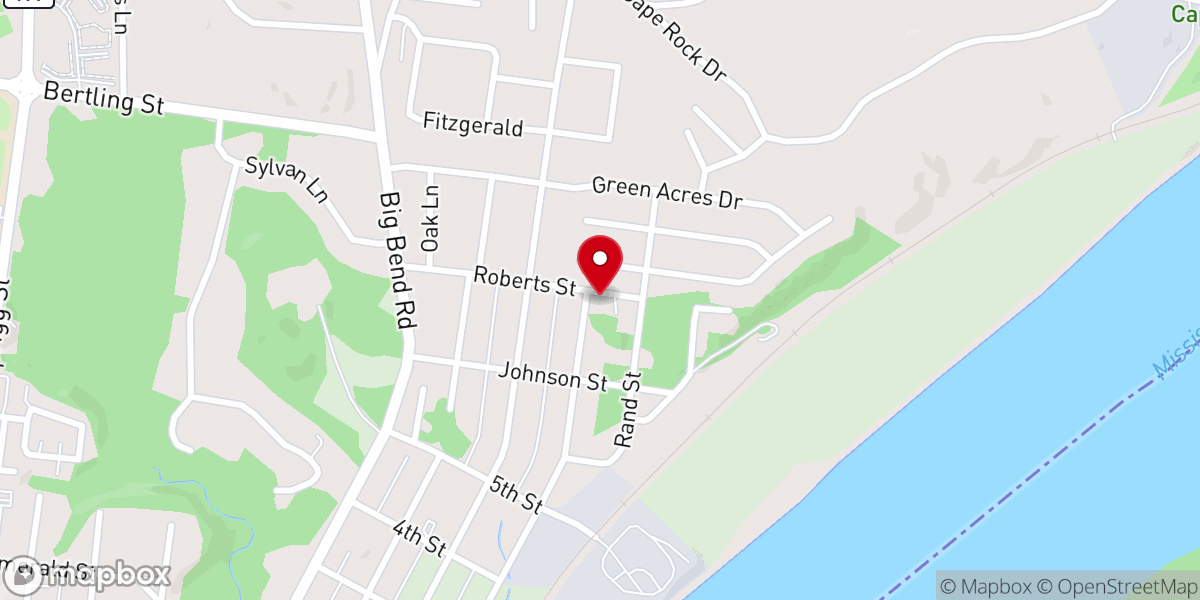 Map showing location of House of Prayer