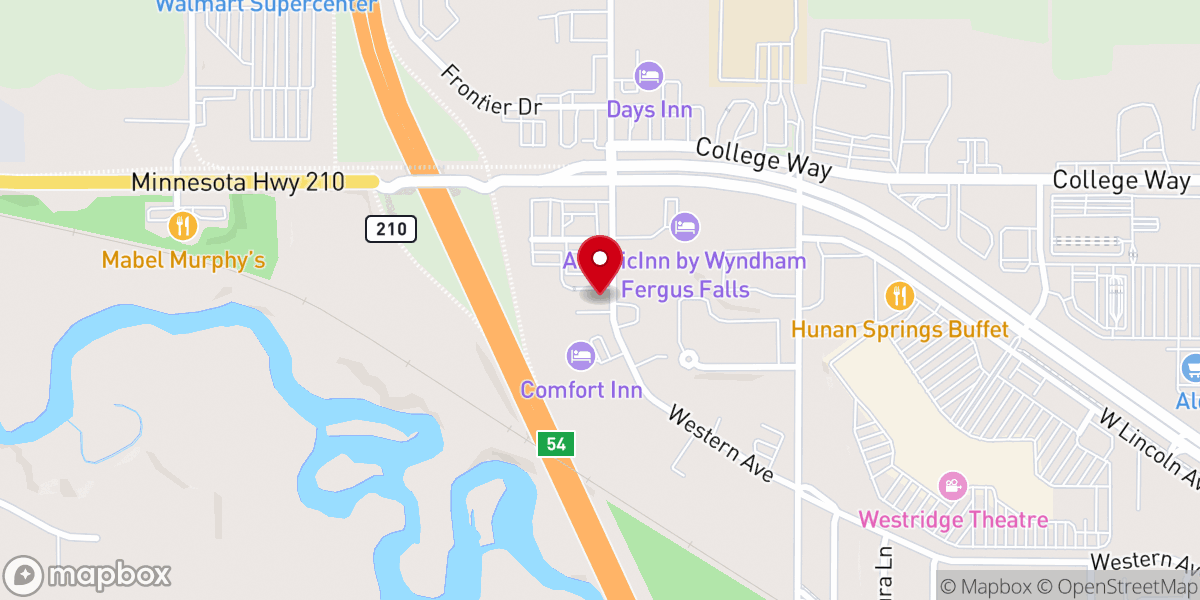 Map showing location of Good Shepherd Lutheran Brethren Church