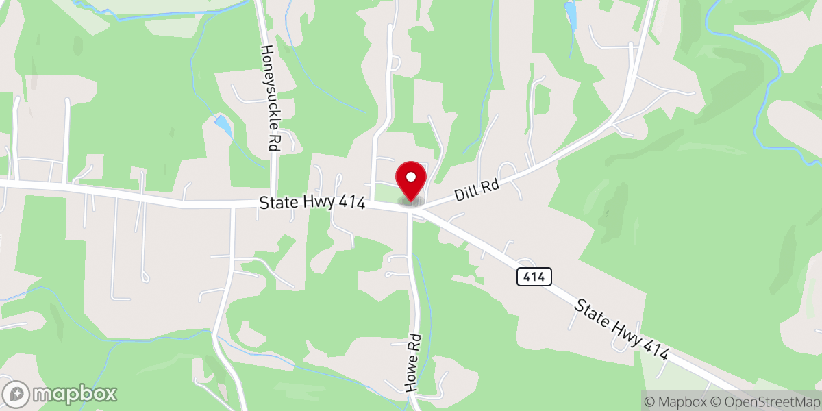 Map showing location of Ebenezer Welcome Baptist Church - Food Distribution Center