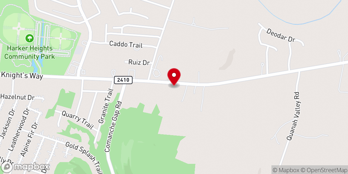 Map showing location of Crown of Life Church