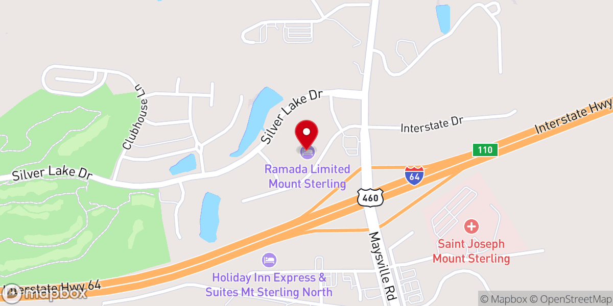 Map showing location of Silver City Church