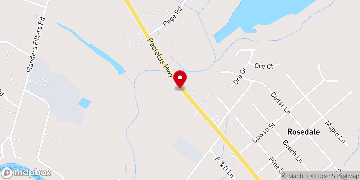 Map showing location of Davenport's Temple Church of God in Christ