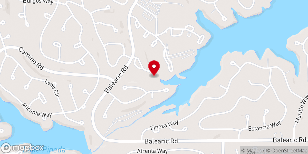Map showing location of Village Church of Christ