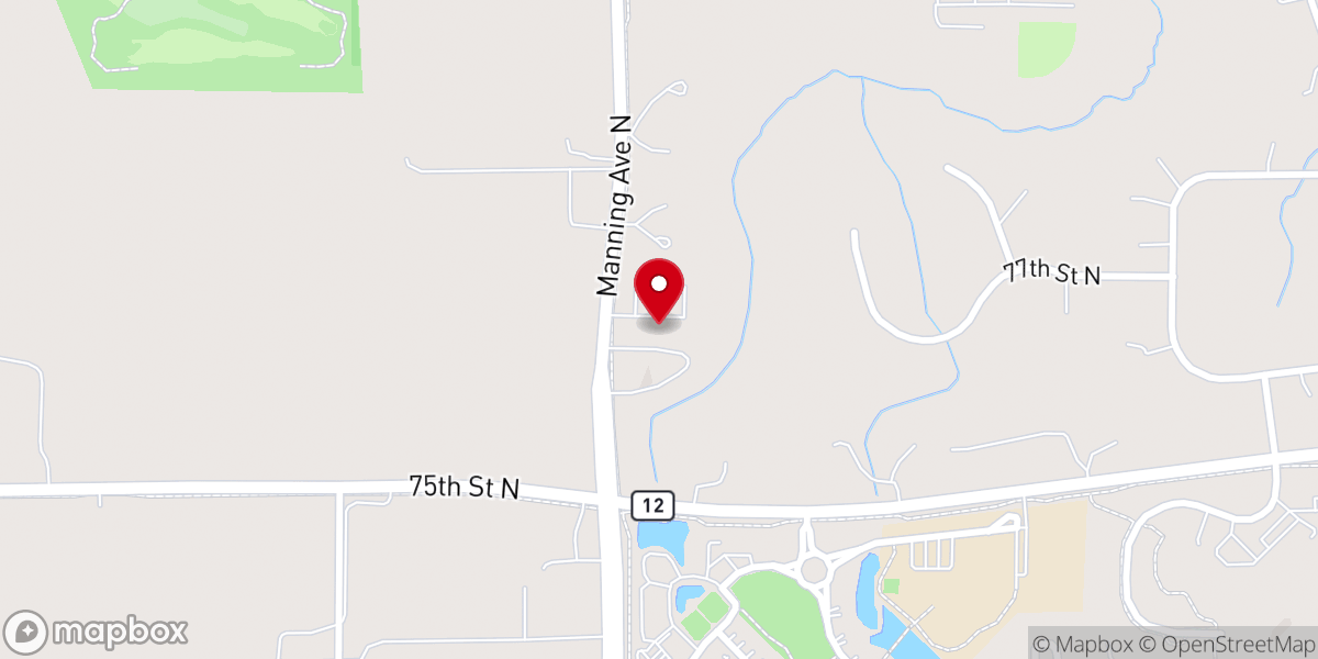 Map showing location of Stillwater Evangelical Free
