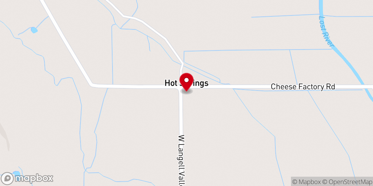 Map showing location of St. Barnabas Episcopal Church