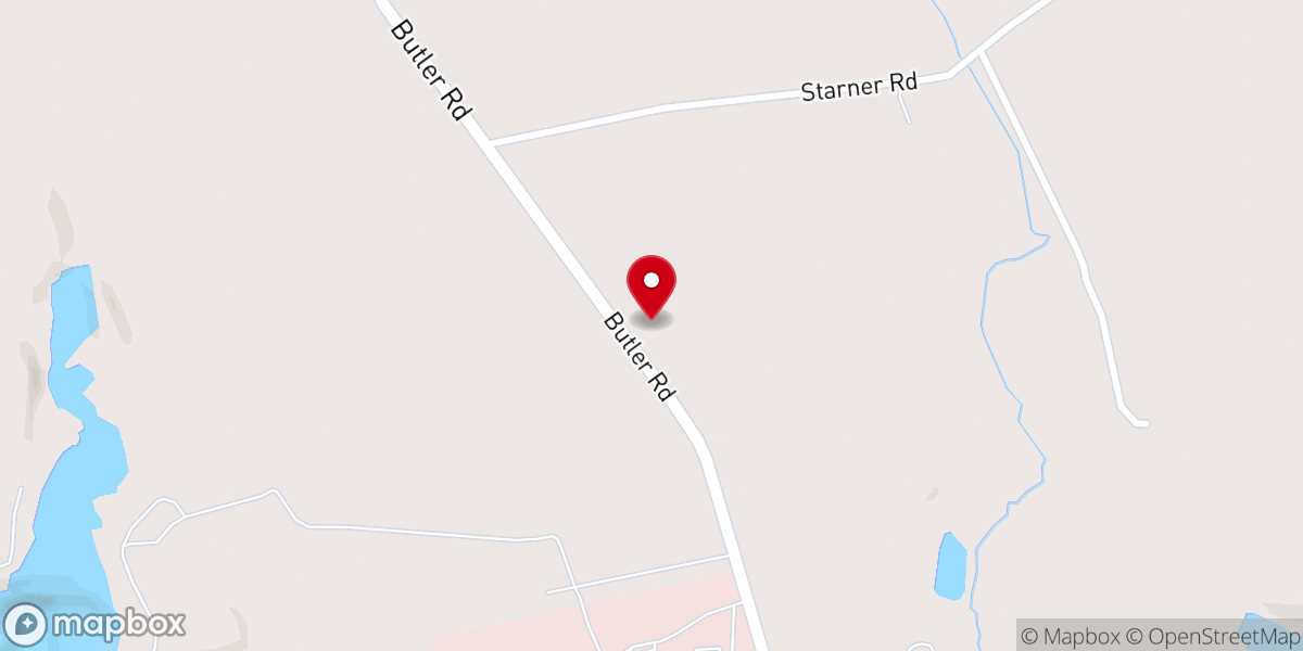 Map showing location of Mountain View Mennonite Church (Weaverland Conference)