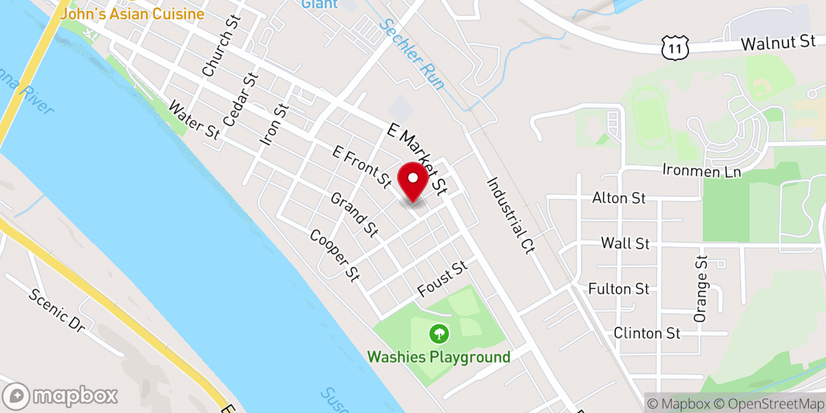 Map showing location of Heart to Hand Ministries