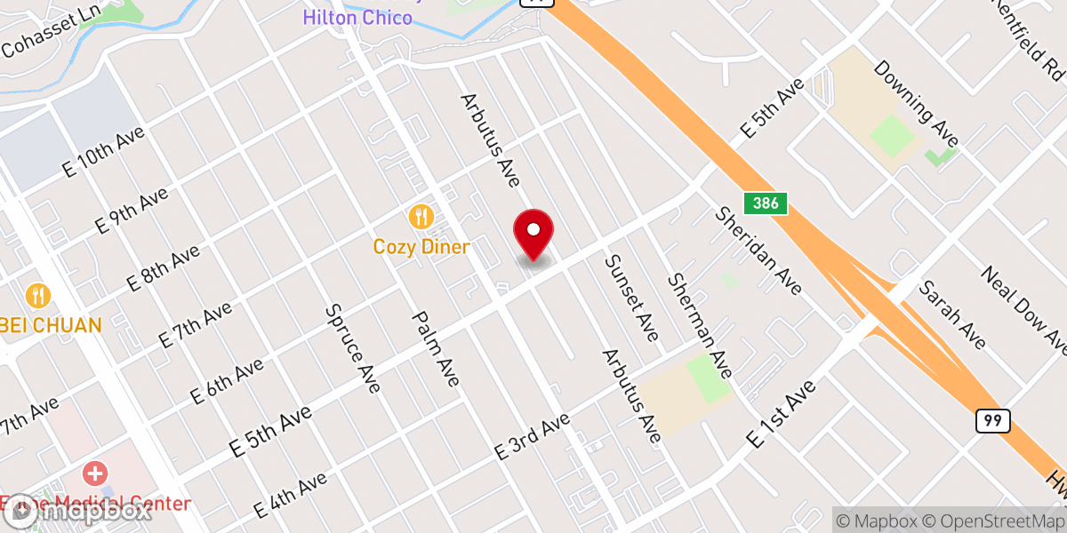 Map showing location of Holy Trinity Church