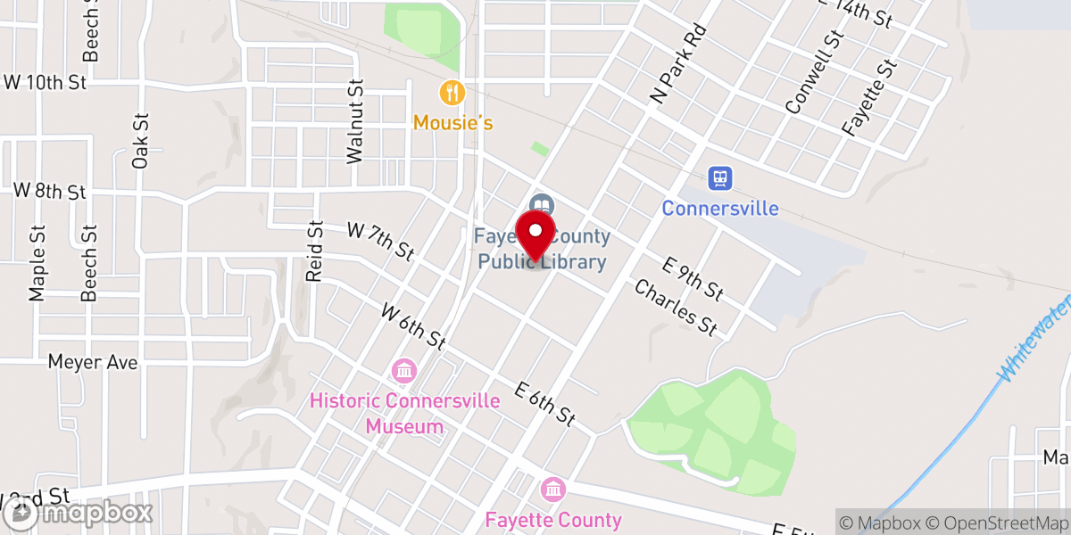 Map showing location of First United Methodist Church