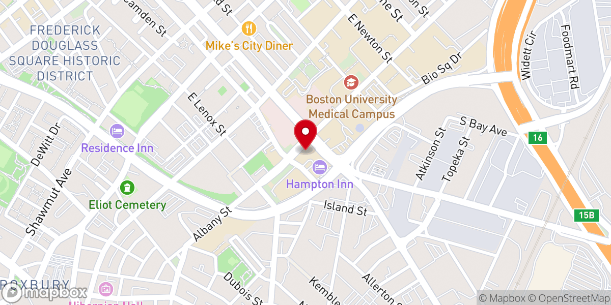 Map showing location of Good Grief Ministries