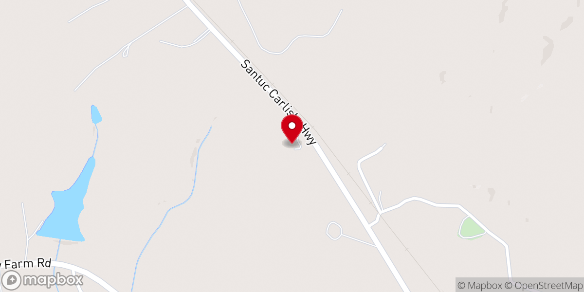 Map showing location of Carlisle United Methodist Church