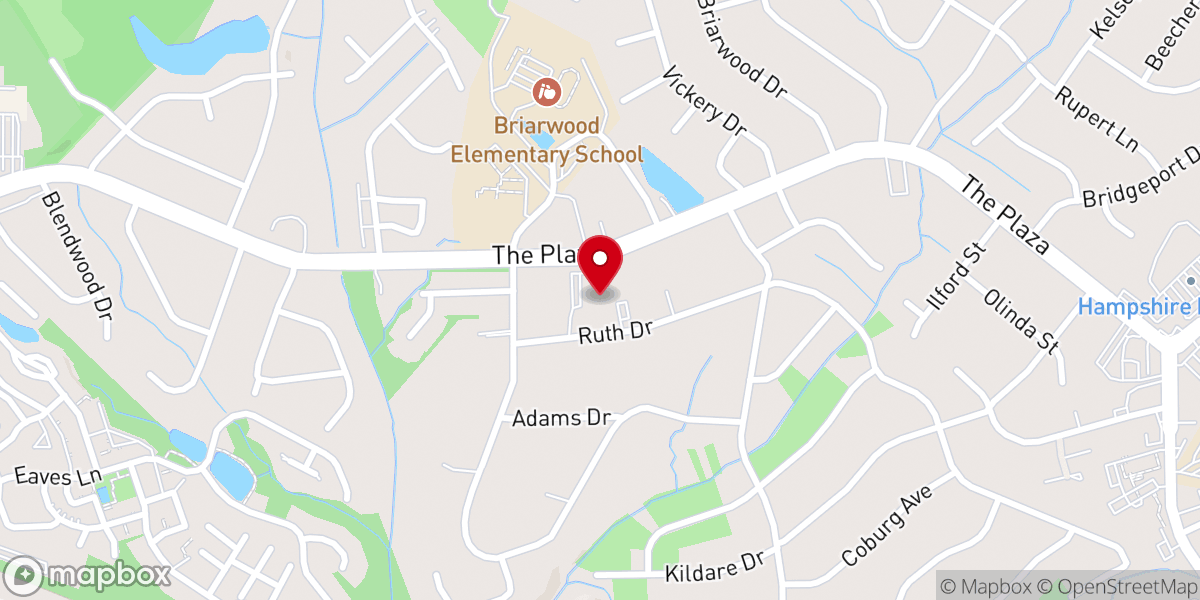 Map showing location of Manna Bread of Life Ministries Inc