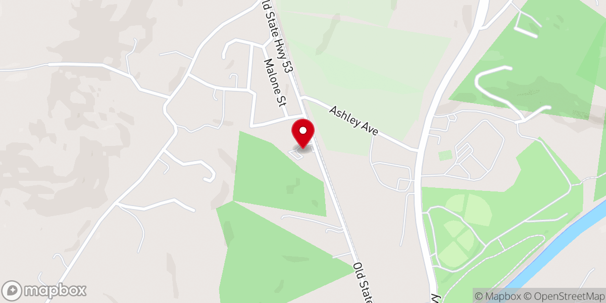 Map showing location of Carthage Church of God