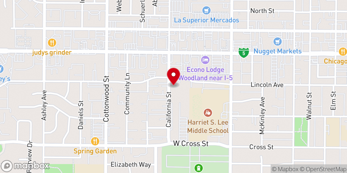 Map showing location of Holy Rosary Pastoral Center