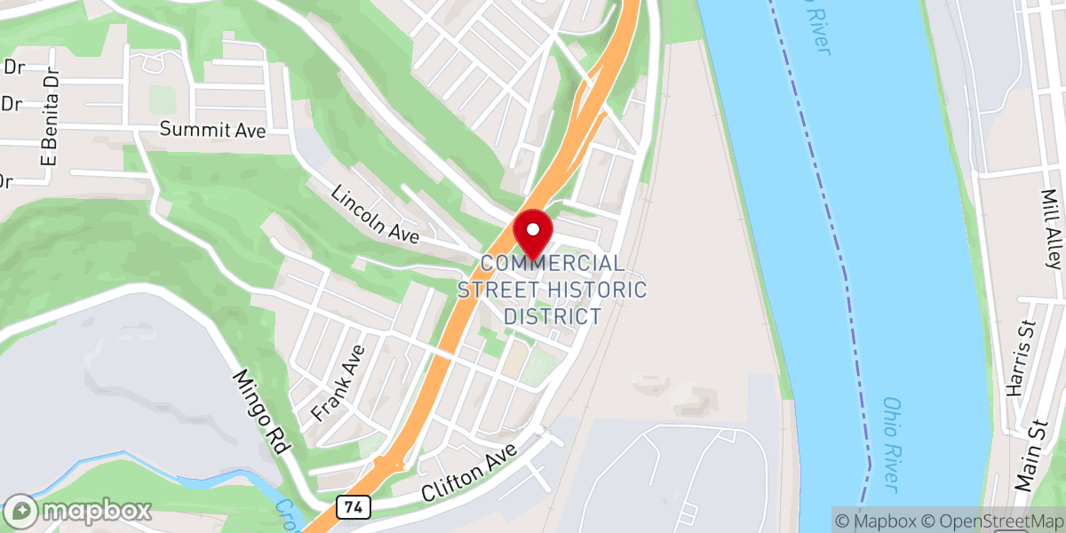 Map showing location of Saint John the Baptist Byzantine Catholic Church
