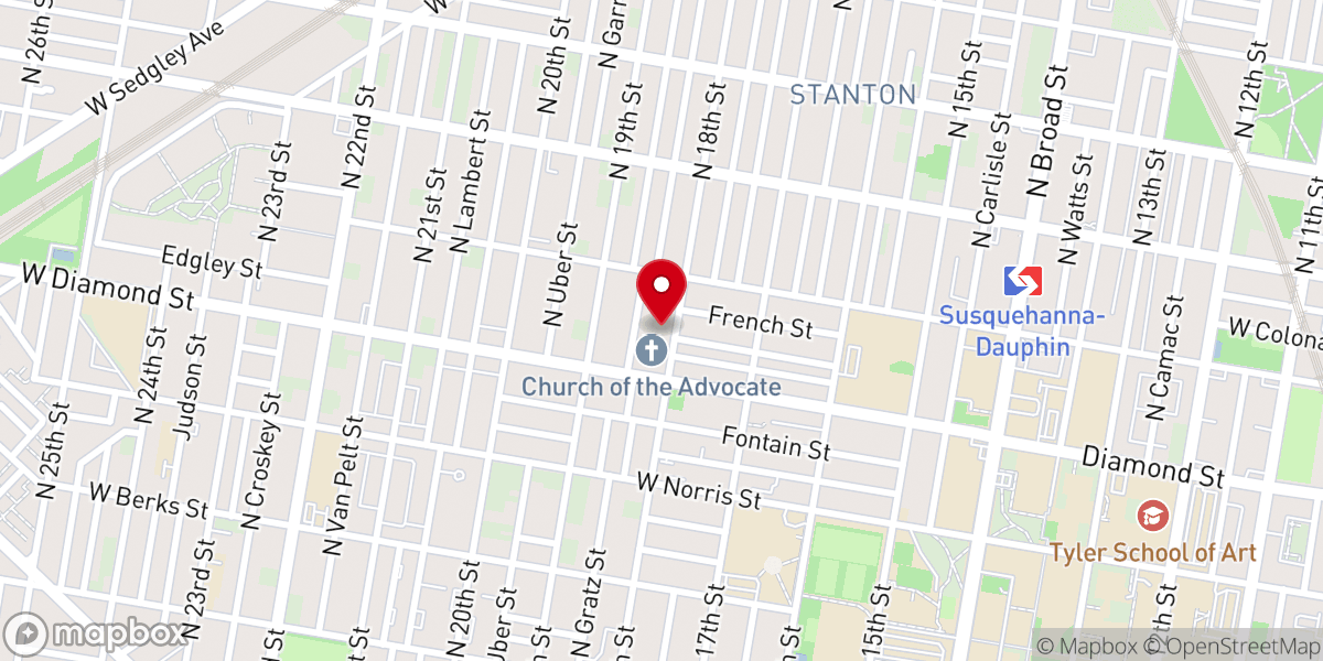Map showing location of Believers in Christ Ministries Inc