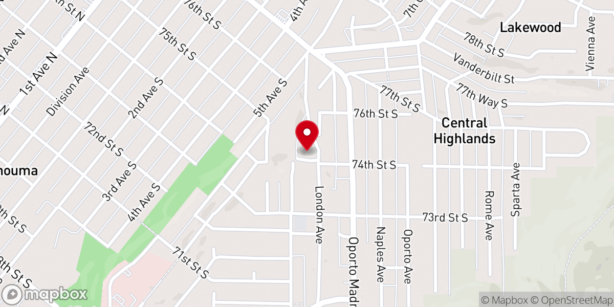 Map showing location of The STAR Church