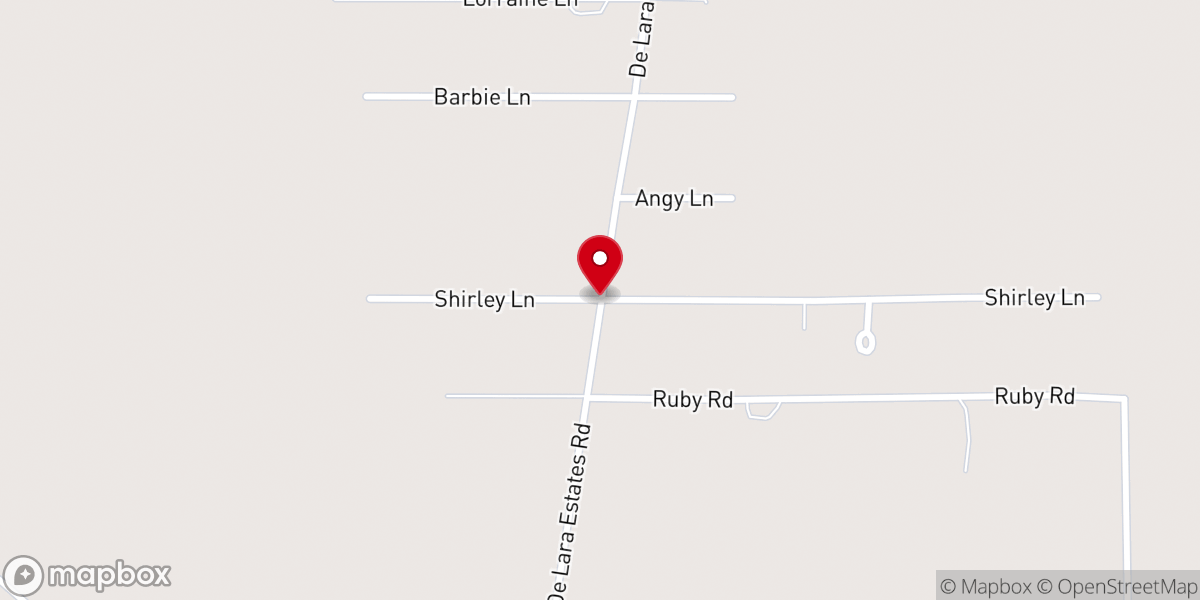 Map showing location of First Christian Church