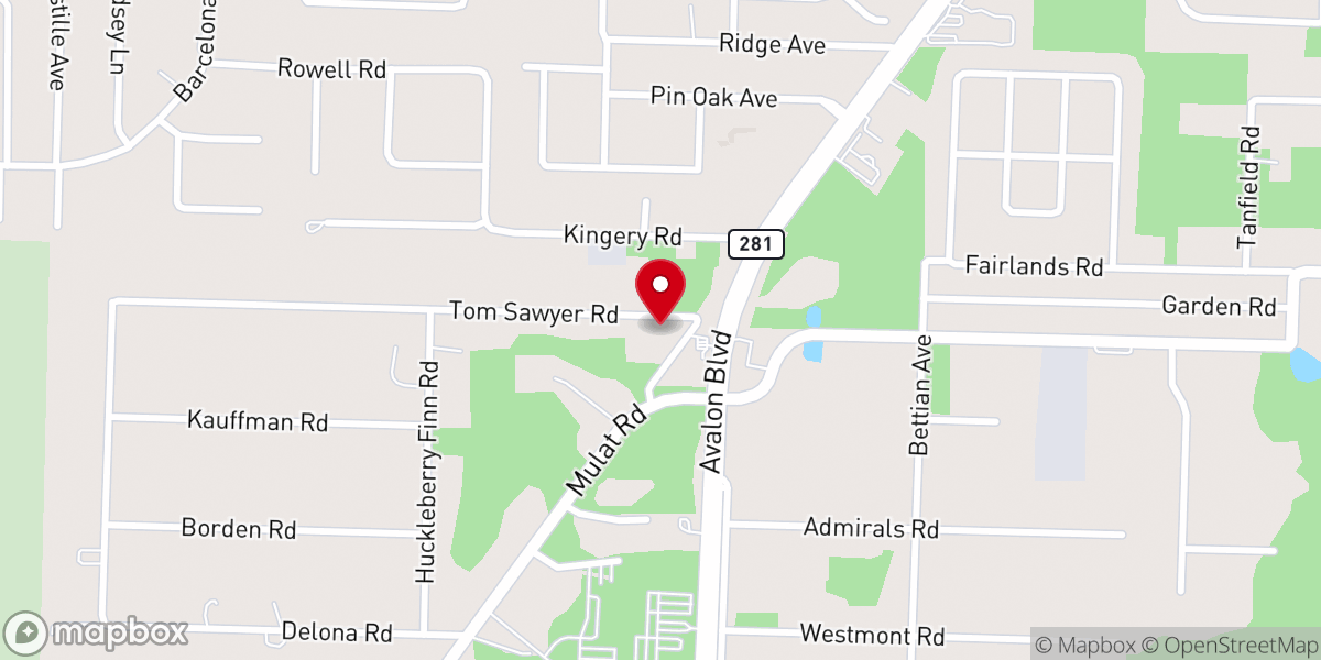 Map showing location of Voyage Church HQ