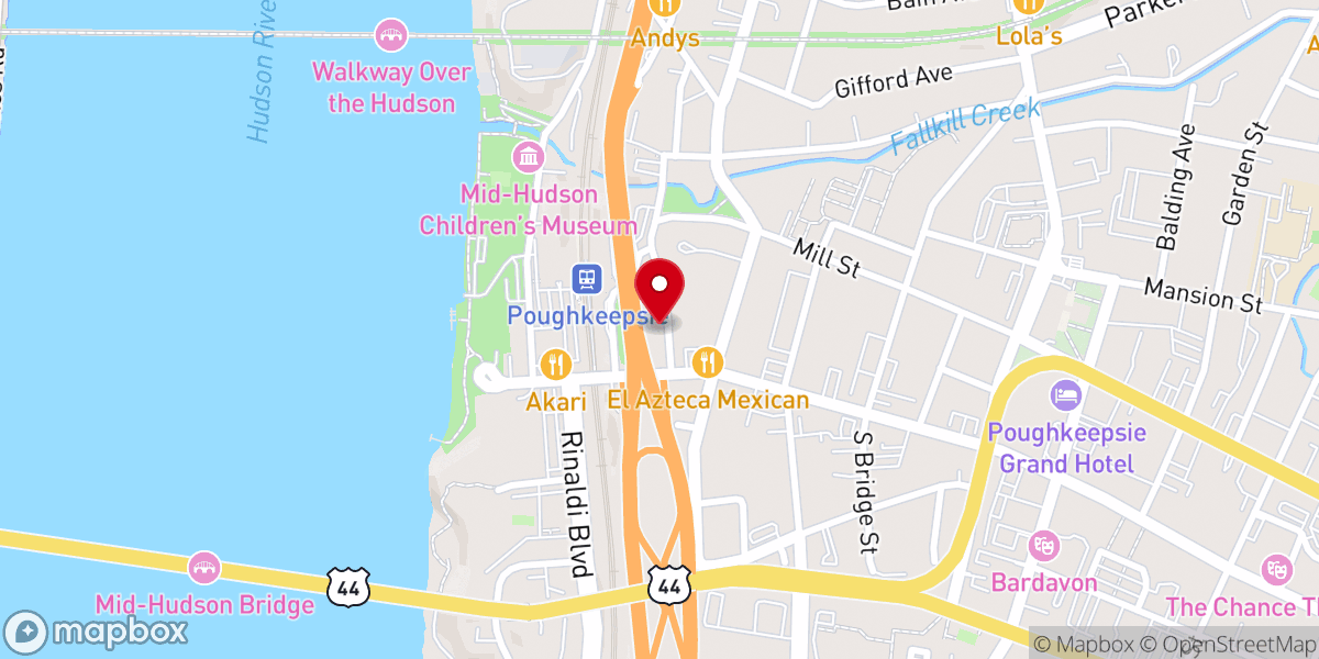 Map showing location of Holy Comforter Episcopal Church