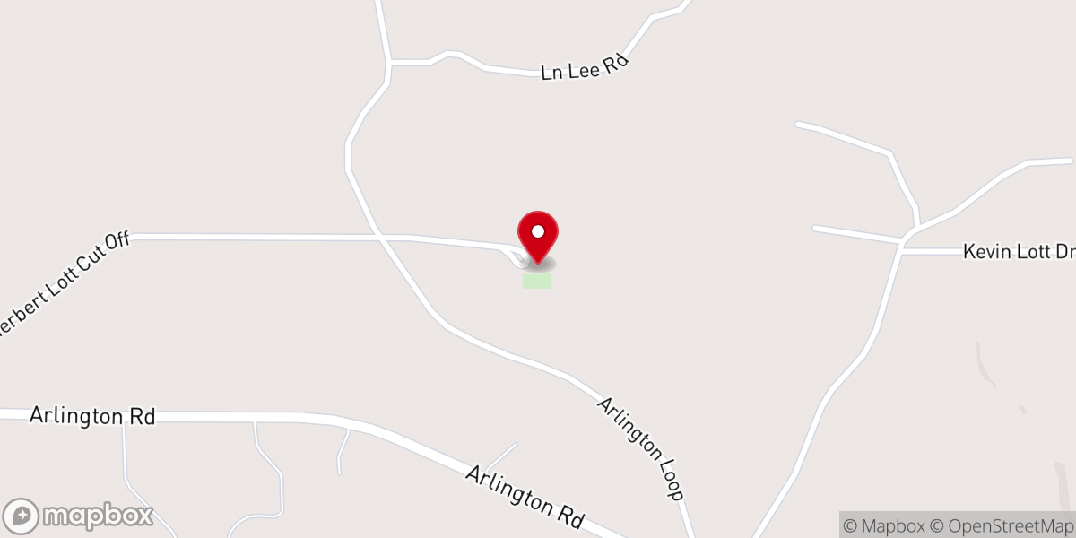 Map showing location of Arlington Church