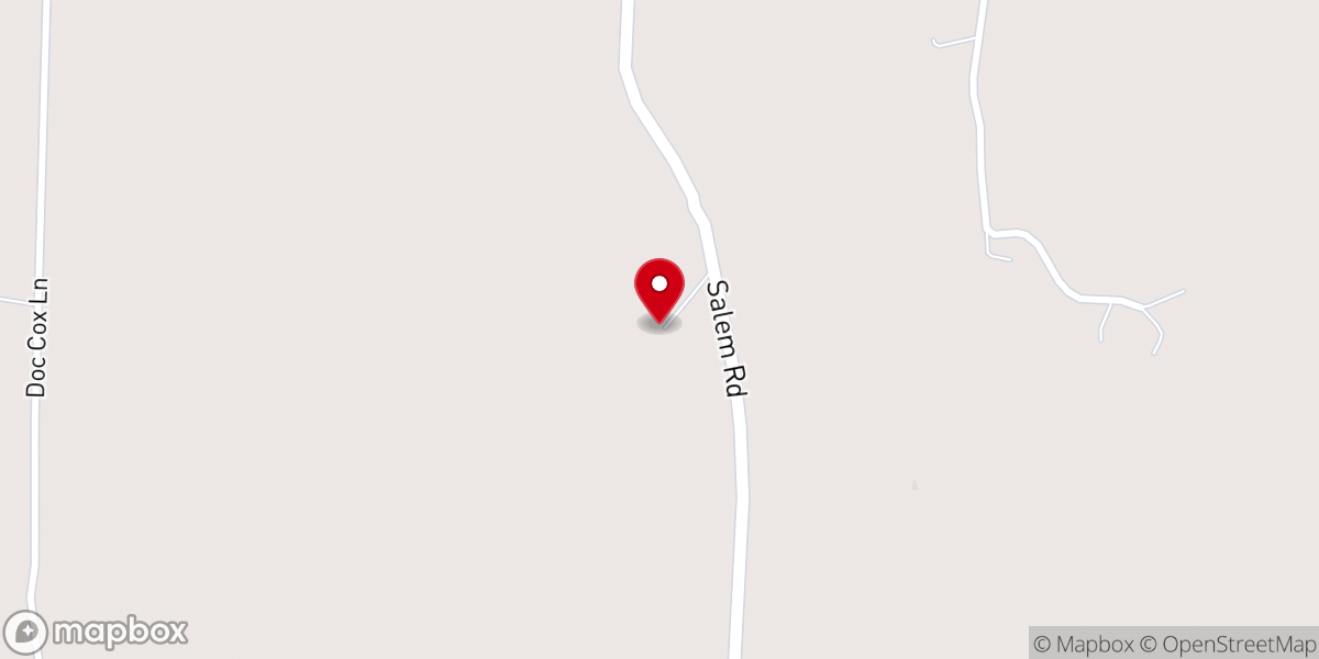 Map showing location of Coxs Chapel