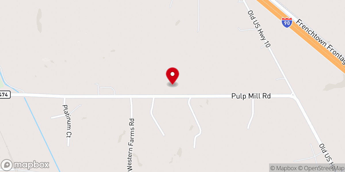 Map showing location of Outdoorsmen Church
