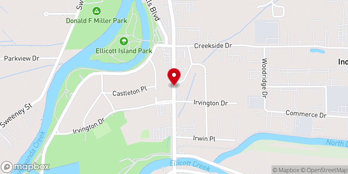 Map showing location of Church of God Worship in Truth and in Spirit