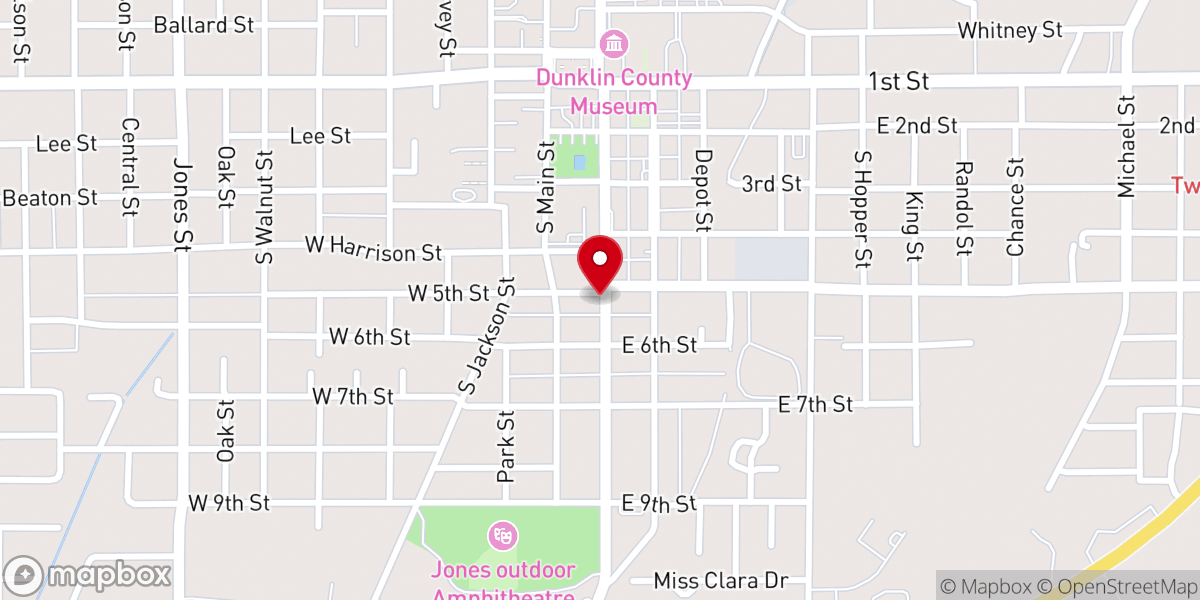 Map showing location of Lighthouse Church