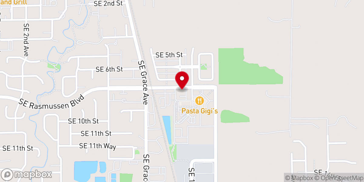 Map showing location of Carlton Coaching & Healing