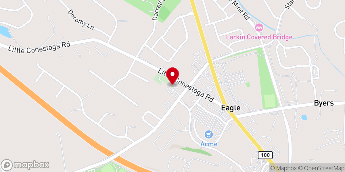 Map showing location of Windsor Baptist Church