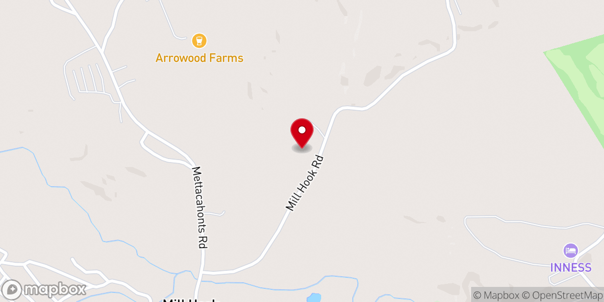 Map showing location of Stonehill's Farmhouse