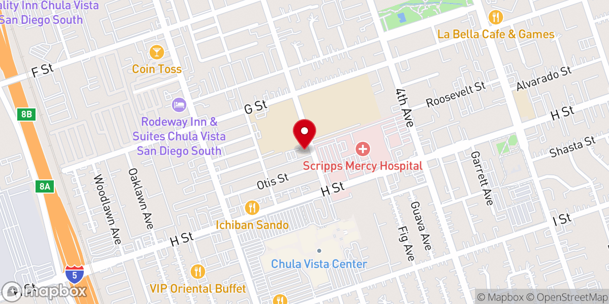 Map showing location of St Gabriel Independent Ethiopian Orthodox Tewahedo Church of SD Inc