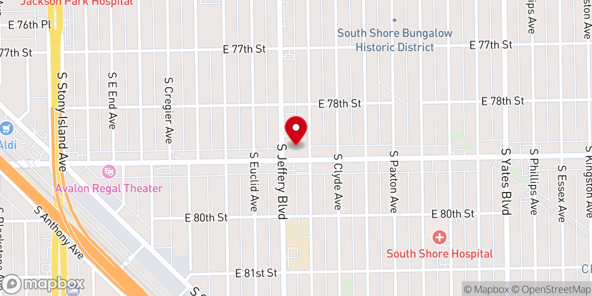Map showing location of Our Lady of Peace Roman Catholic Church