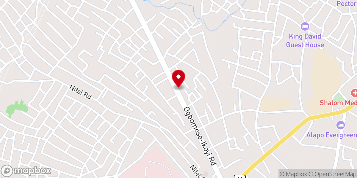 Map showing location of Seat Of Wisdom Parish