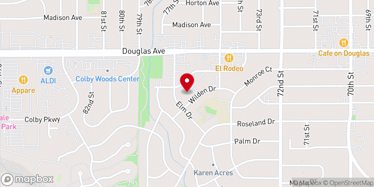 Map showing location of Urbandale Community Action Network