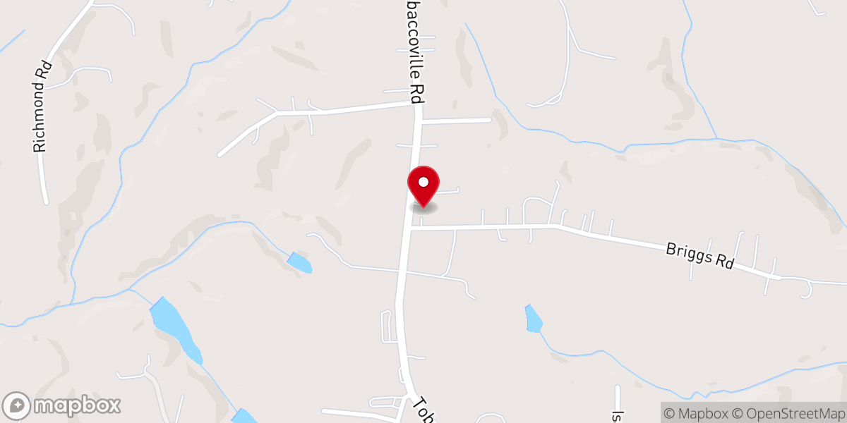 Map showing location of Gateway Baptist Church