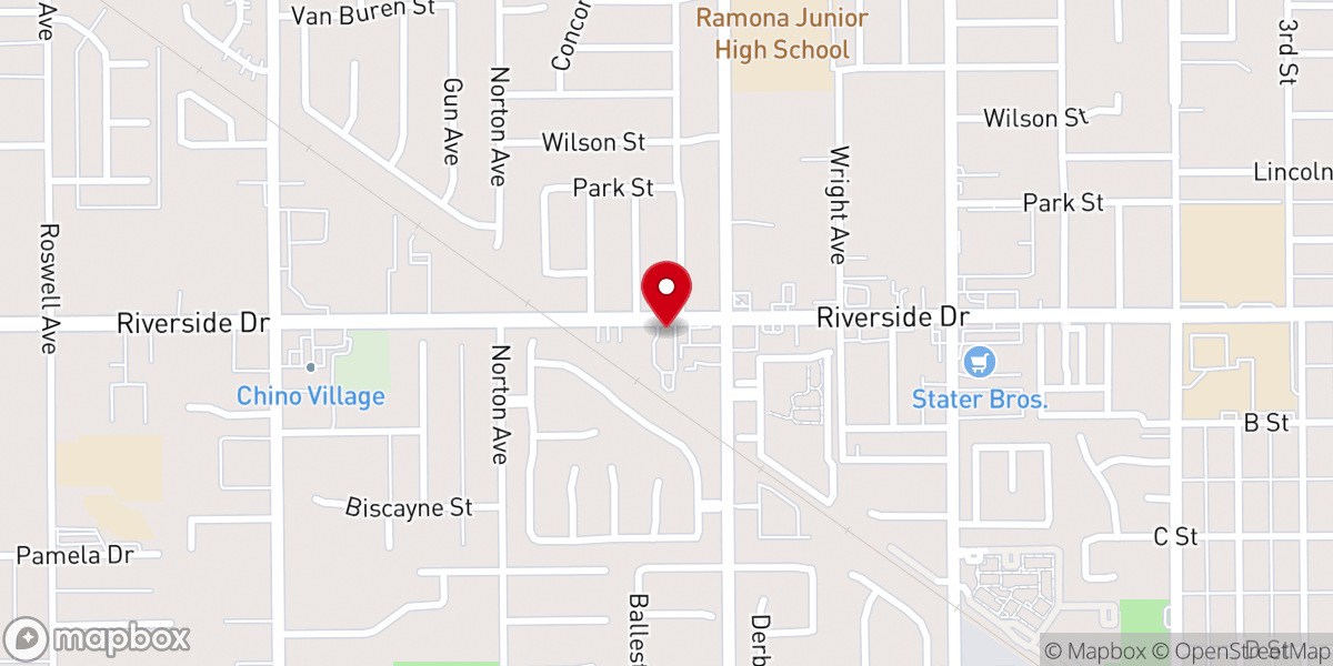 Map showing location of Uplifting Christian Center