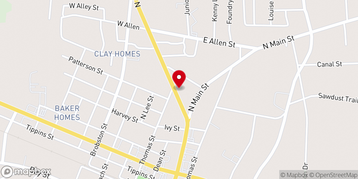Map showing location of Life Cathedral Mission