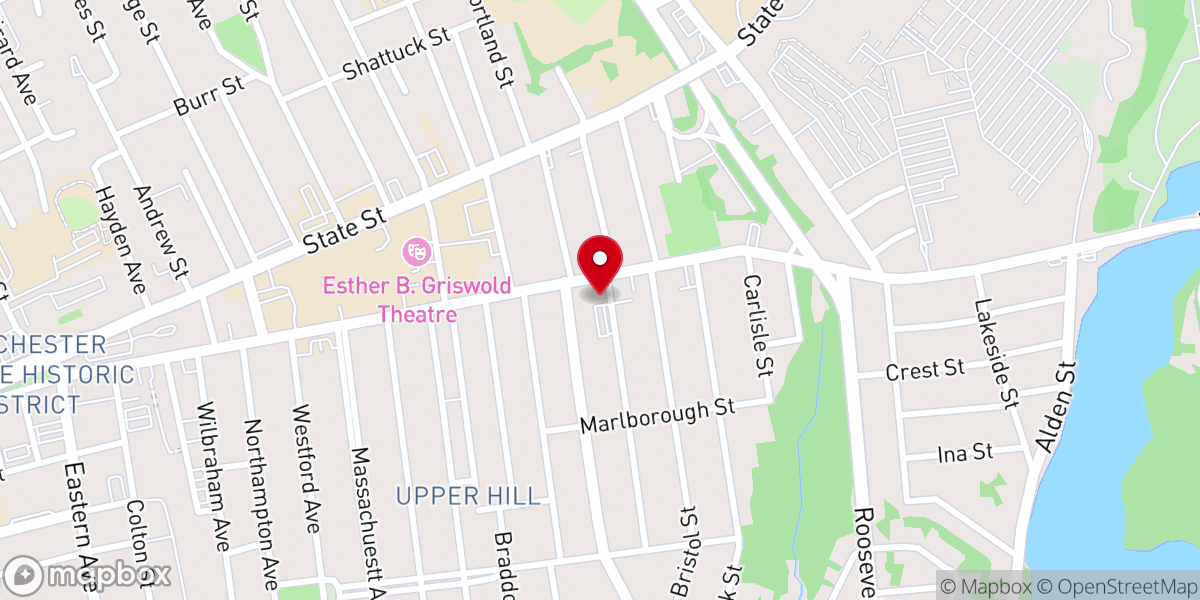 Map showing location of Temple of Praise Ministries
