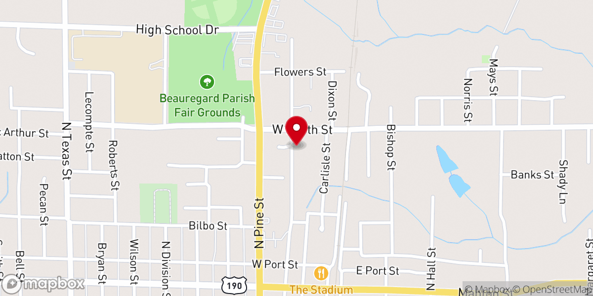 Map showing location of Crossties ministries
