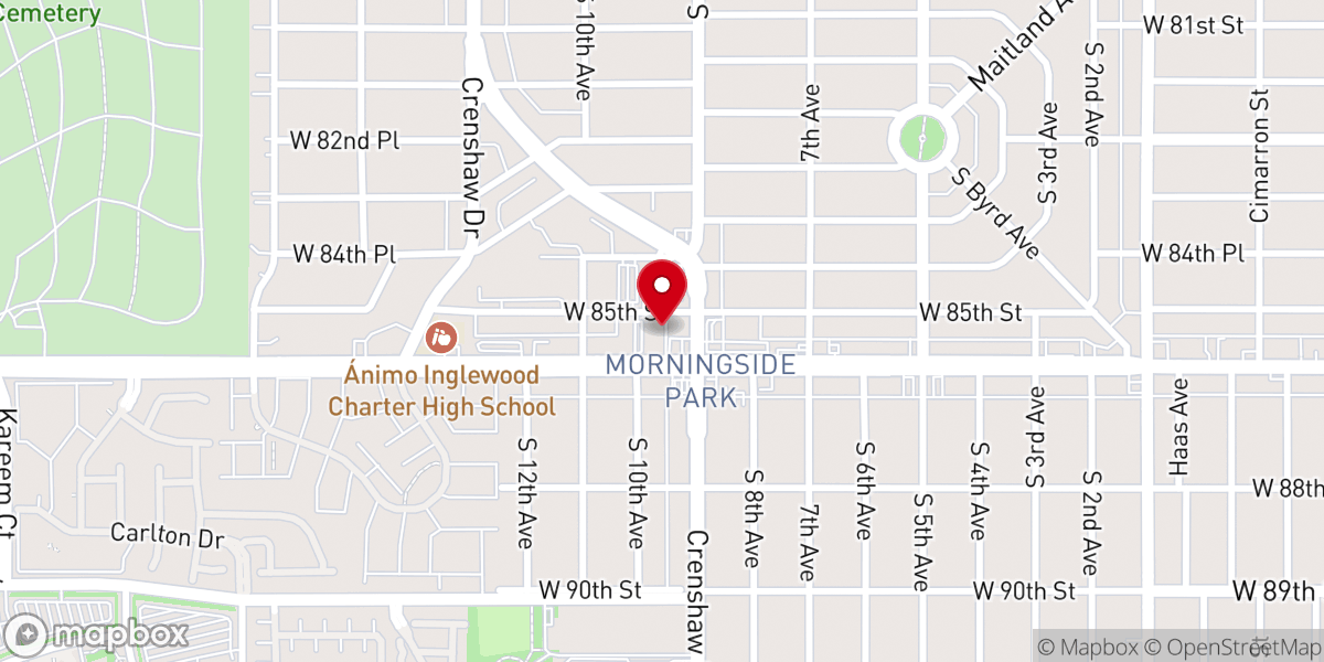 Map showing location of Academy Cathedral