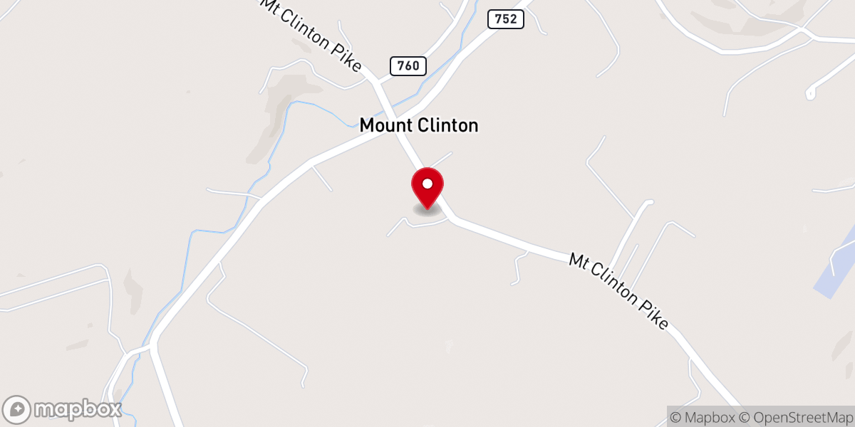 Map showing location of Calvary Mennonite Fellowship