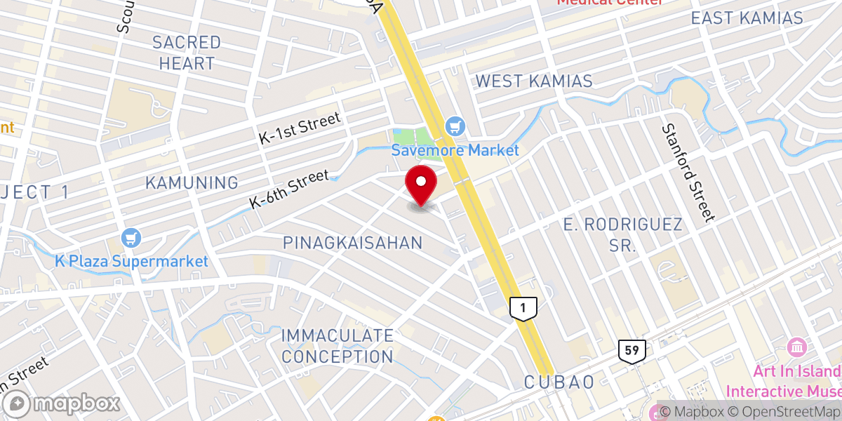 Map showing location of Logos Bible Baptist Church & Mission Center