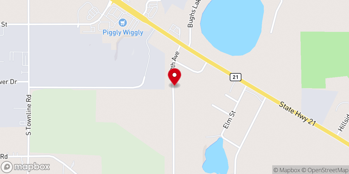 Map showing location of Camp Phillip Inc