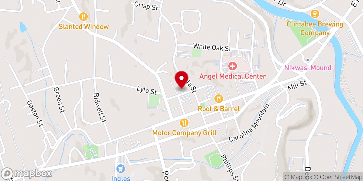 Map showing location of All Saints Episcopal Church - St. Agnes Chapel