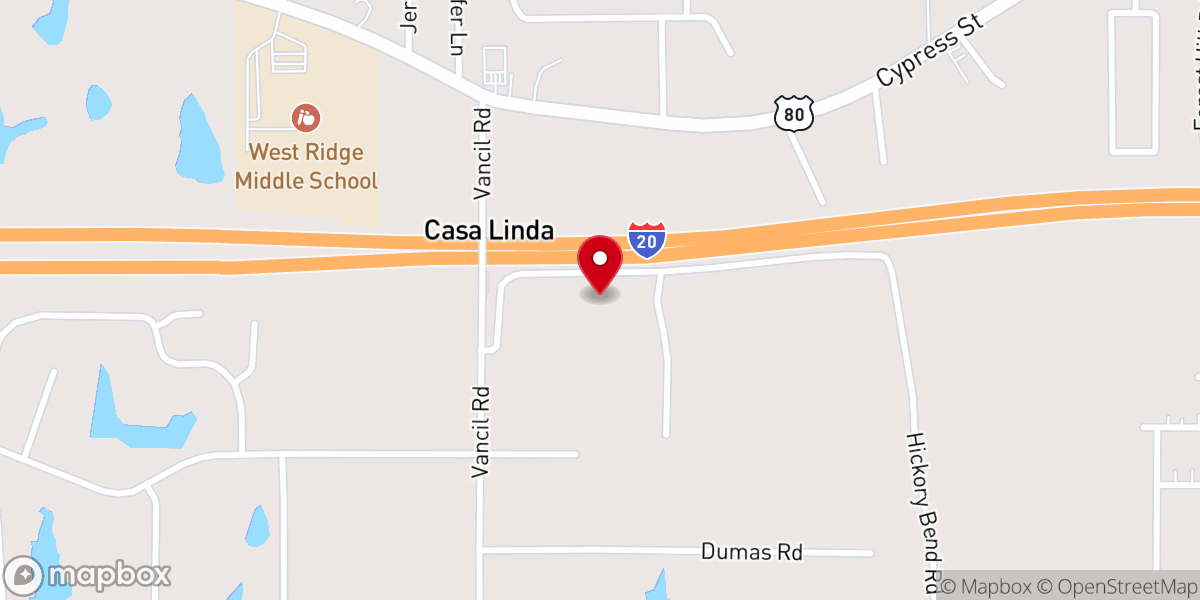 Map showing location of Little Bethany Church